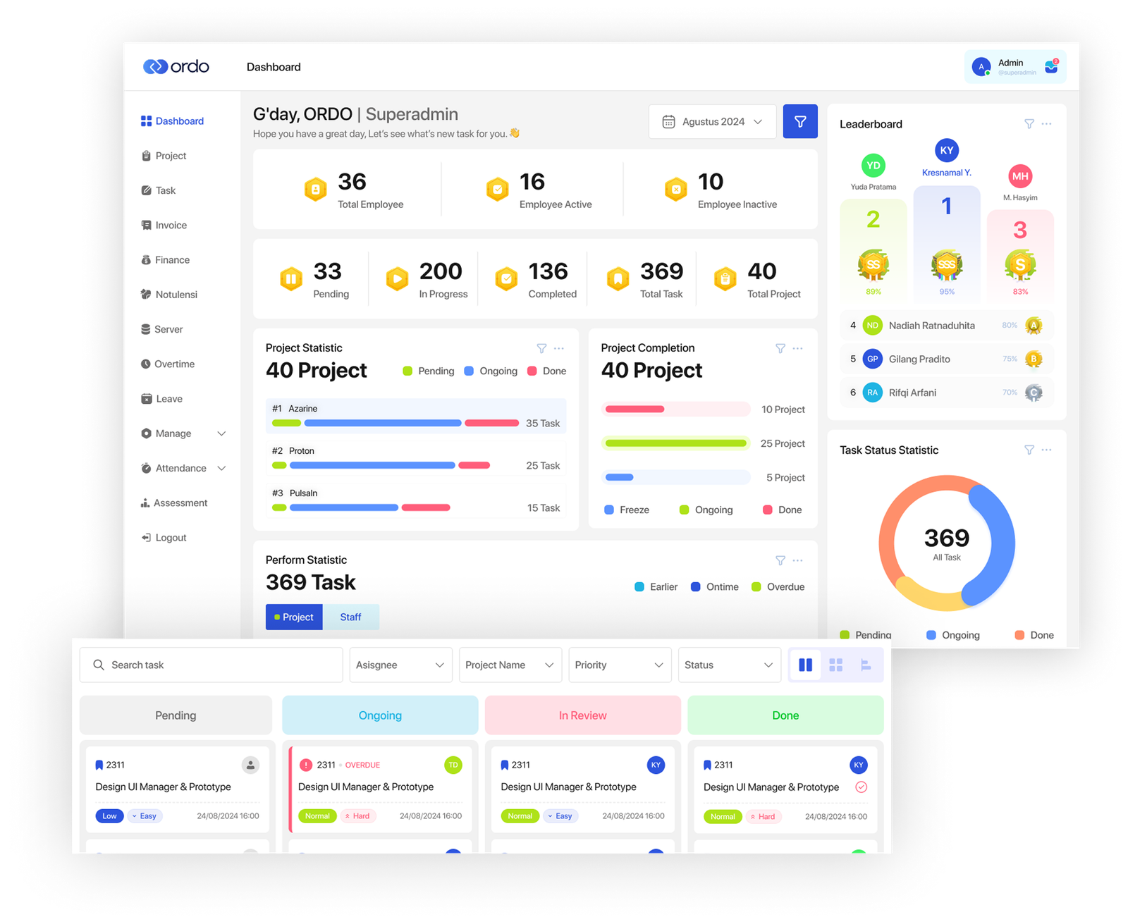 Internal System Development